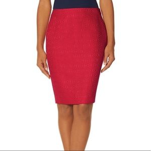 The Limited Red Pencil Skirt